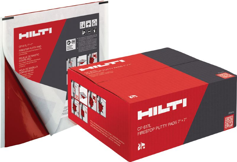 CP 617 Firestop Putty Pad Firestop Putties Hilti USA