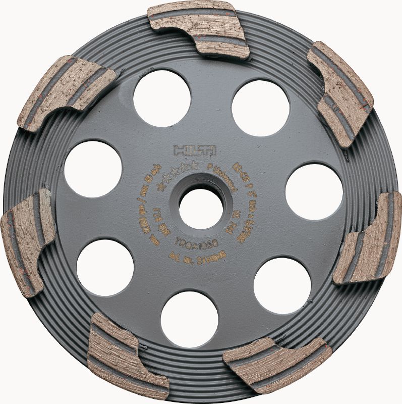 P Universal diamond cup wheel (flat) Standard diamond cup wheel for angle grinders – for faster grinding of concrete, screed and natural stone