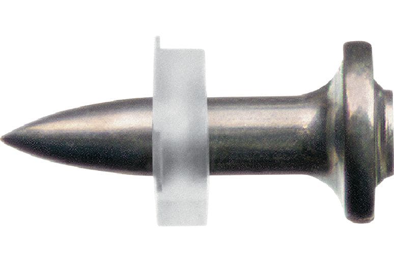 X-R P8 Stainless steel nails High-performance single nail for use with powder actuated tools on steel in corrosive environments