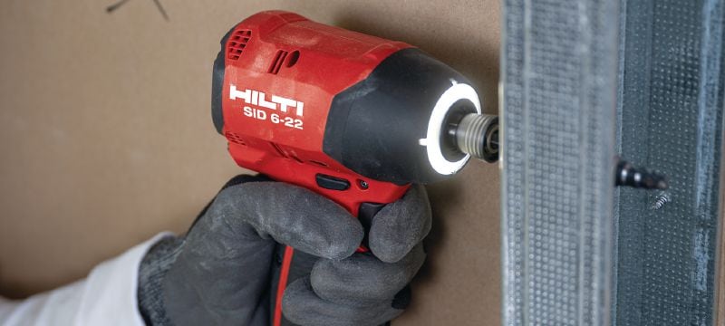 Hilti 22 voltios de iones de litio 1/4 hexagonal inalámbrico SID 4