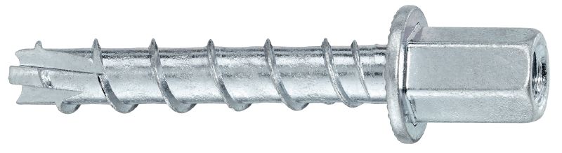 KH-EZ I Screw anchor with internally threaded head Ultimate screw anchor for quicker and more economical fastening of threaded rod to concrete (carbon steel, internally threaded)