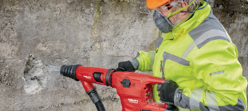 TE 60-A36 Cordless rotary hammer High-performance cordless SDS Max combihammer with Active Vibration Reduction and Active Torque Control for heavy-duty drilling and chiseling in concrete Applications 1