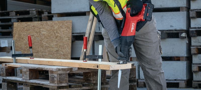 Multipurpose reciprocating saw blades (carbide) Ultimate carbide reciprocating saw blades for demolition and fast cutting through metal, wood and other materials Applications 1