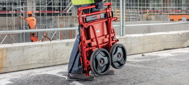 REDiPAK Jobsite Ready Folding Hand Truck  Applications 1