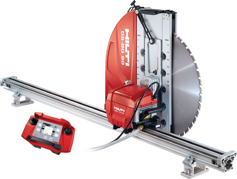 DST 10-CA Wall saw Electric wall saw for small/medium cutting jobs with cut assistance and on-board control electronics (no e-box)