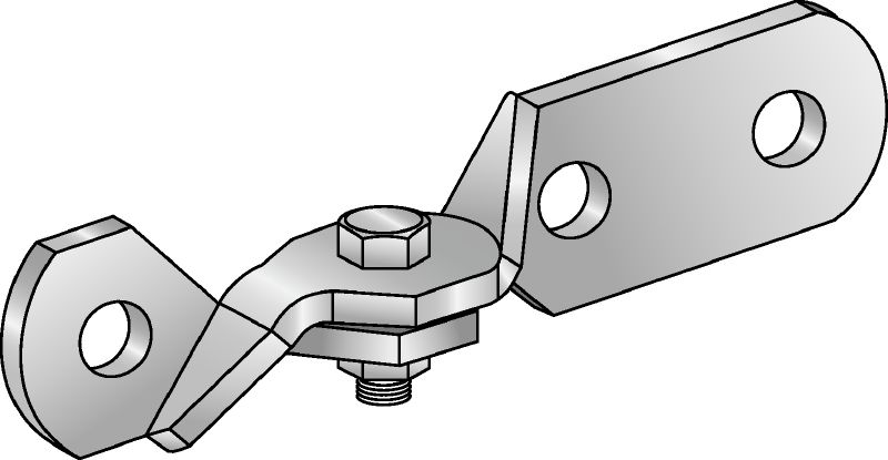 SH hinge connectors Seismic hinge connectors for bracing the strut channels against lateral loads