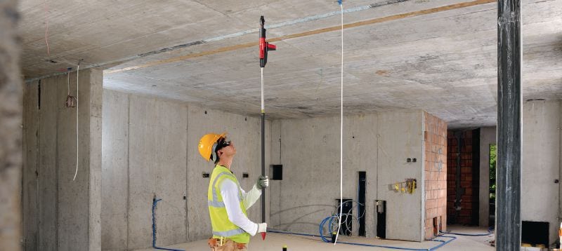 DX 351-CT Powder-actuated tool Fully automatic powder actuated, high-productivity and compact tool for attaching ceiling fasteners to concrete or steel Applications 1