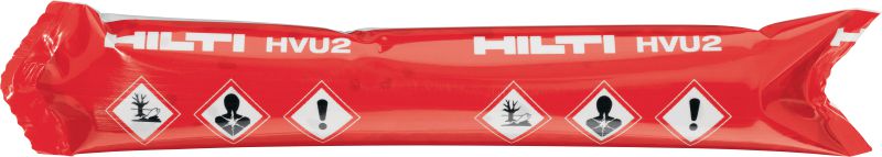 HVU2 Anchor capsule Ultimate performing foil capsule for heavy-duty applications in concrete in combination with HAS anchor rods (sold separately)
