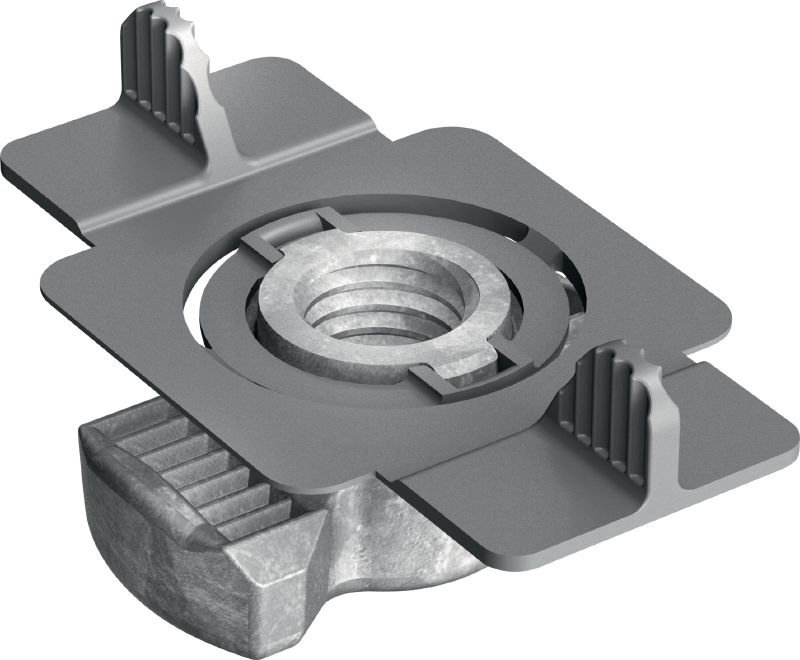 MQM-F Hot-dip galvanized (HDG) wing nut for connecting modular support system components
