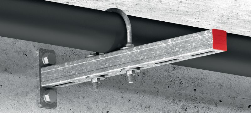 MP-UB OC U-Bolt (imperial) Outdoor coated (OC) U-bolt for universal piping applications Applications 1