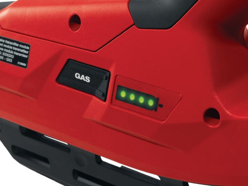 GX 3 Gas-actuated fastening tool Gas nailer with single power source for drywall track, electrical, mechanical and building construction applications
