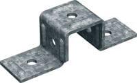 MT-CC-40/50 OC U-Fitting Clamp for channel-to-channel or channel-to-girder cross-connections with MT strut channel, for outdoor use with low pollution