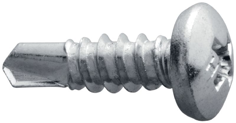 S-MD PPH #2 Self-drilling pan screws Self-drilling pan head screw (zinc-plated) for fastening sheet metal to steel substructures