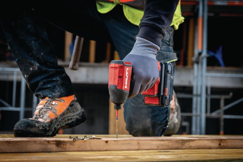 SID 4-22 Cordless impact driver Compact brushless impact driver optimized for more reliable and efficient non-structural fastening in wood and metal (Nuron battery platform) Applications 1