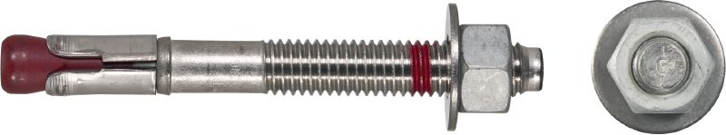 Kwik Bolt TZ Wedge anchor SS316 Ultimate-performance wedge anchor with approvals for cracked concrete and seismic (A4 stainless steel)