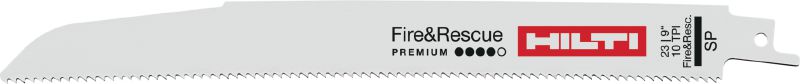 Fire and rescue reciprocating saw blades Longer-lasting reciprocating saw blades for fast, heavy-duty metal cutting in firefighting and rescue work