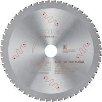 X-Cut Structural Stainless & Steel circular saw blade Top-performance circular saw blade with carbide teeth to cut faster and last longer in structural steel, including stainless