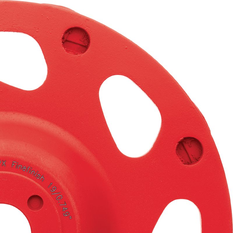 SPX Fine Finish Diamond Cup-Wheel (For DG/DGH 150) Ultimate diamond cup wheel for the DG/DGH 150 diamond grinder – for finishing grinding concrete and natural stone