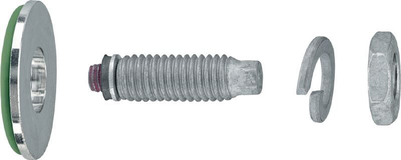 S-BT-EF HC Screw-in stud Threaded screw-in stud (carbon steel, whitworth thread) for electrical connections on steel in highly corrosive environments, recommended maximal cross section of connected cable 4/0 AWG