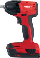 SIW 22-A 3/8 Cordless impact wrench Compact-class 22V low-torque impact wrench with 3/8 friction ring anvil for anchoring and bolting