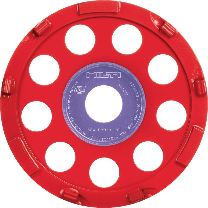 SPX Epoxy diamond cup wheel Ultimate diamond cup wheel for angle grinders – for removing thick coatings such as epoxy