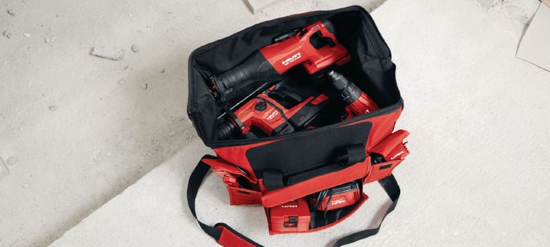 Brand NEW HILTI 15" Heavy Duty Tool Bag  15.7"x13.4"x11.8" Construction Tools Bag | eBay