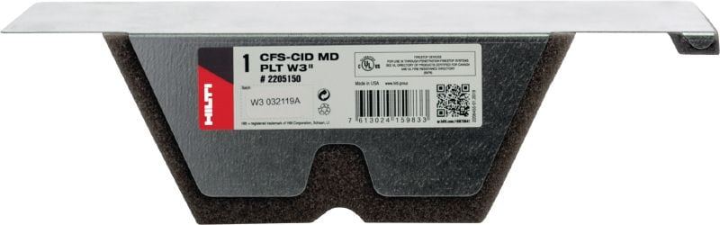 CFS-CID MD PLT Platforms for metal deck firestop sleeves Platform to simplify the placement of post-drill, cast-in firestop sleeves on corrugated metal decks