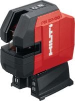 PM 20-CGE High-precision plumb and cross line laser High-precision green beam combi-laser with 2 lines and 4 points for plumbing, leveling, aligning and squaring