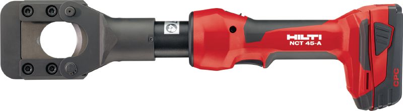 NCT 45-A ACSR and guy-wire cutter Cordless inline cutter for ACSR and guy wire with high cutting capacity up to 1590 MCM (Falcon) / 45 mm diameter