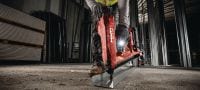 BX 4-IF-22 Cordless concrete nailer (IF edition) Nuron battery-powered cordless nailer for fastening drywall track and light-duty materials to concrete, steel, and masonry Applications 1