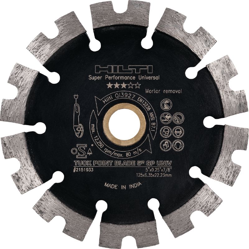 SP Tuck Point diamond blade Premium diamond tuck pointing blade for removing mortar from all types of mortar joints