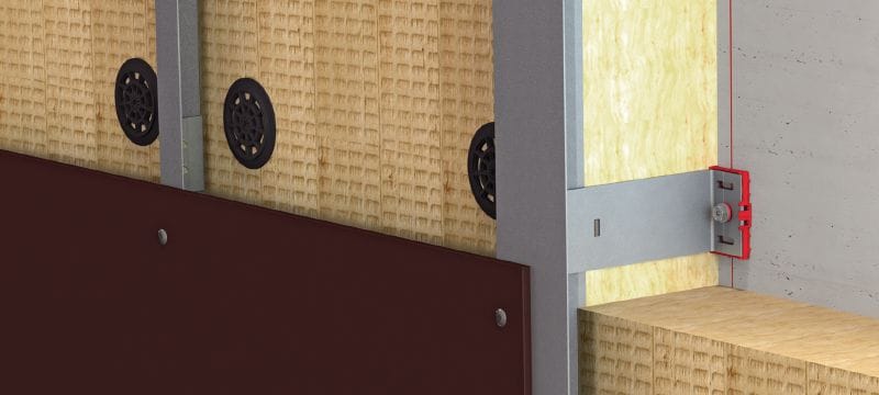 FOX VI M Bracket Versatile wall bracket for installing ventilated façade substructures Applications 1