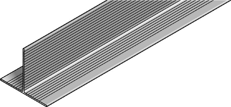 MFT-T Rail T-shaped aluminum rail for assembling vertical and horizontal façade panel substructures