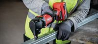 SPN 6-A22 Cordless nibbler Agile and versatile cordless nibbler for freeform cuts in virtually any corrugated and trapezoidal metal sheeting, as well as C, L and U profiles up to 2.0 mm (14 Gauge) thickness Applications 4