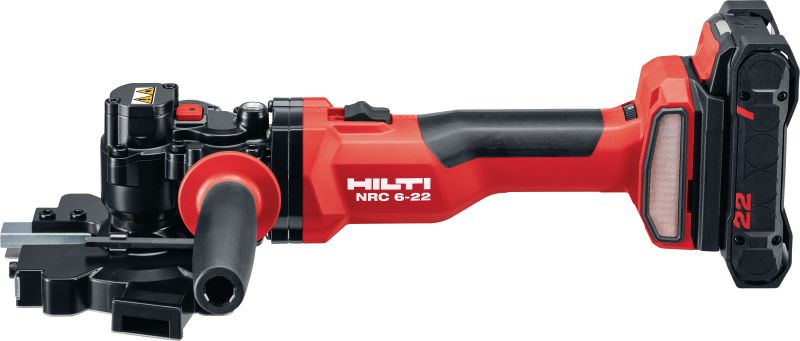 NRC 6-22 Cordless rebar cutter Cordless rebar flush cutter for low spark cold cutting threaded rods and (25mm / #8) rebar (Nuron battery platform)