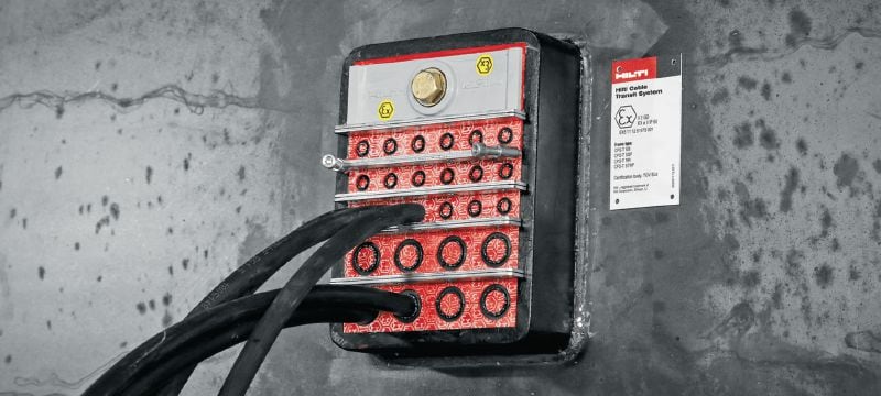 CFS-T EX wedge compression kits Wedge compression kit for quickly and easily forming a tight, effective seal within cable transit frames in potentially explosive atmospheres Applications 1