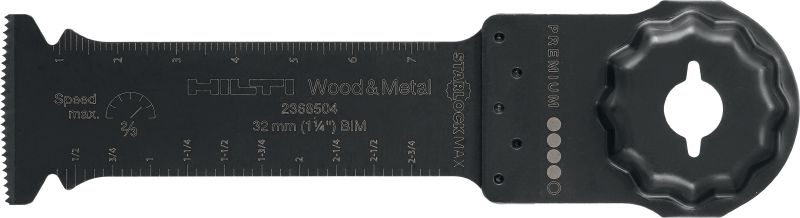 Plunge cut blade SMT SM BiM wood/steel 