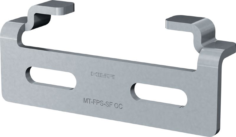 MT-FPS-S Pipe shoe guide Adjustable sliding bracket for fastening MP-PS pipe shoes to Hilti MT modular girders